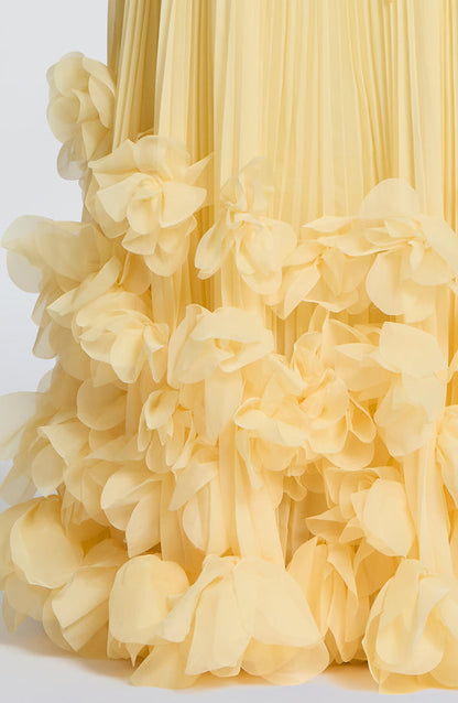 Holly | Women's Strapless Pleated Wedding Guest Dress