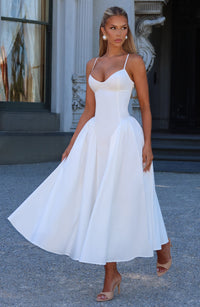 Skye | Women's Sophisticated A-line Midi Dress