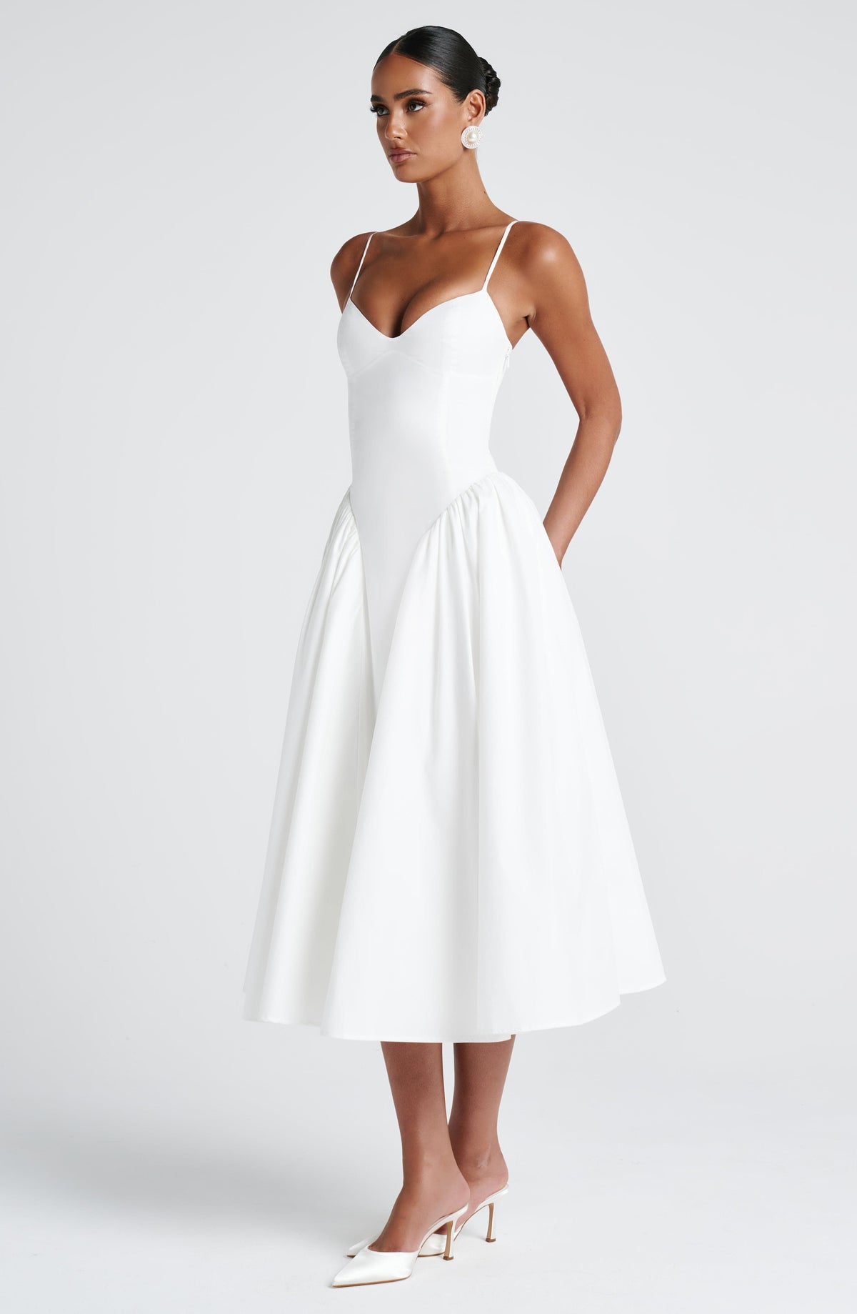 Skye | Women's Sophisticated A-line Summer Midi Dress