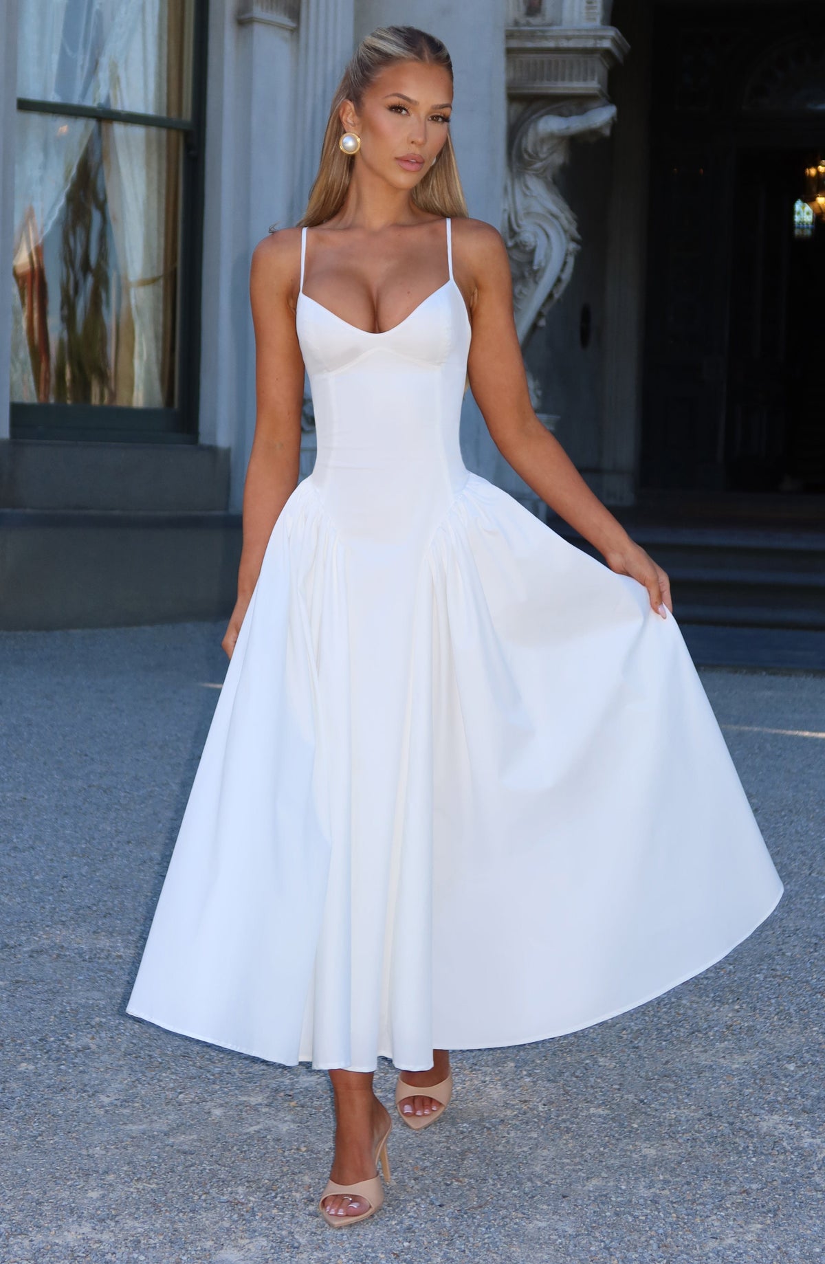 Skye | Women's Sophisticated A-line Summer Midi Dress