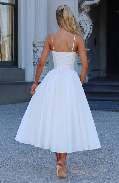 Skye | Women's Sophisticated A-line Summer Midi Dress
