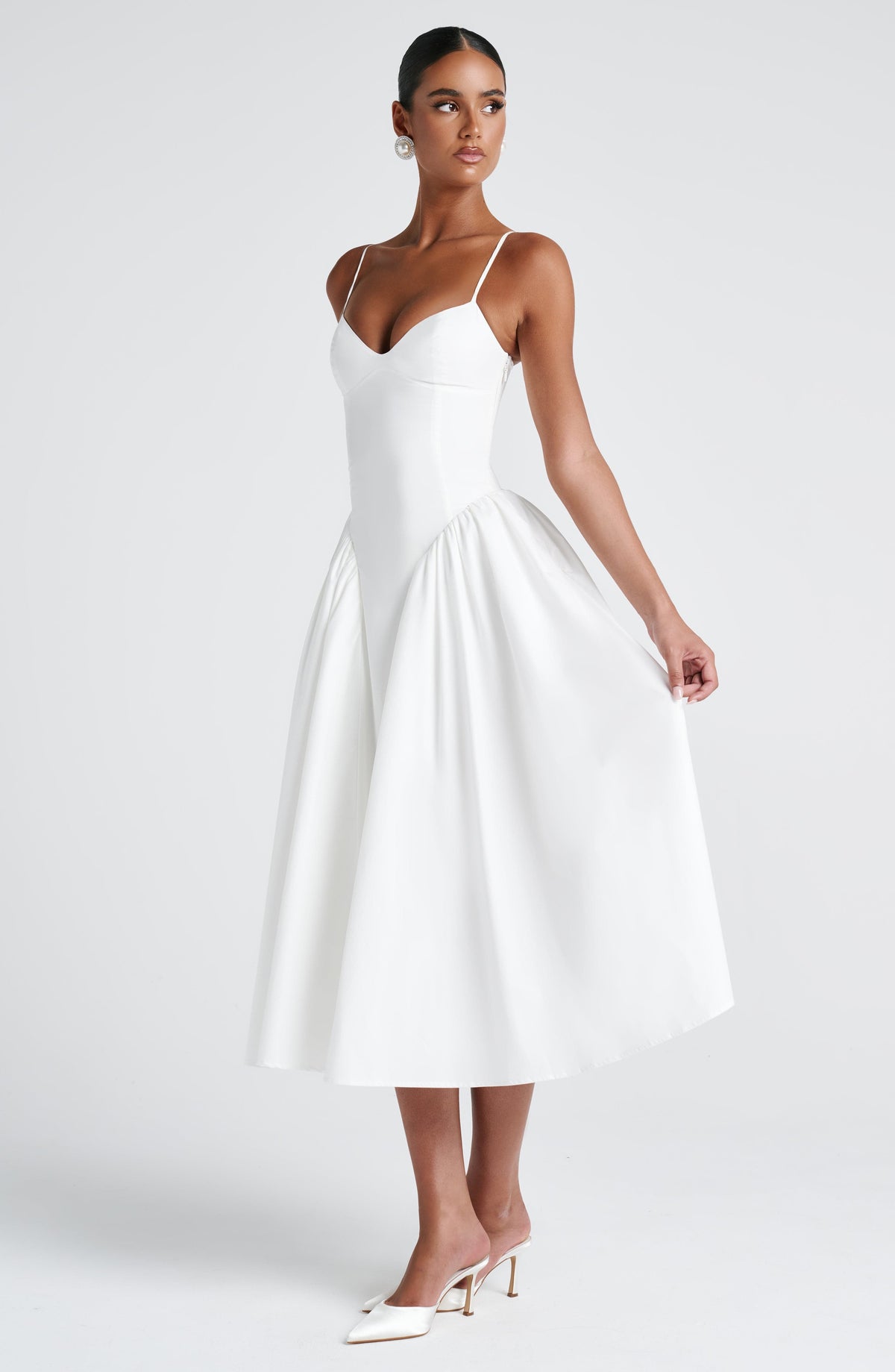 Skye | Women's Sophisticated A-line Summer Midi Dress