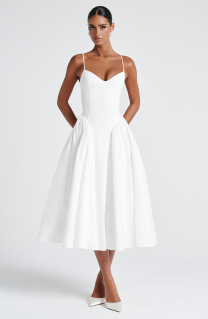 Skye | Women's Sophisticated A-line Summer Midi Dress