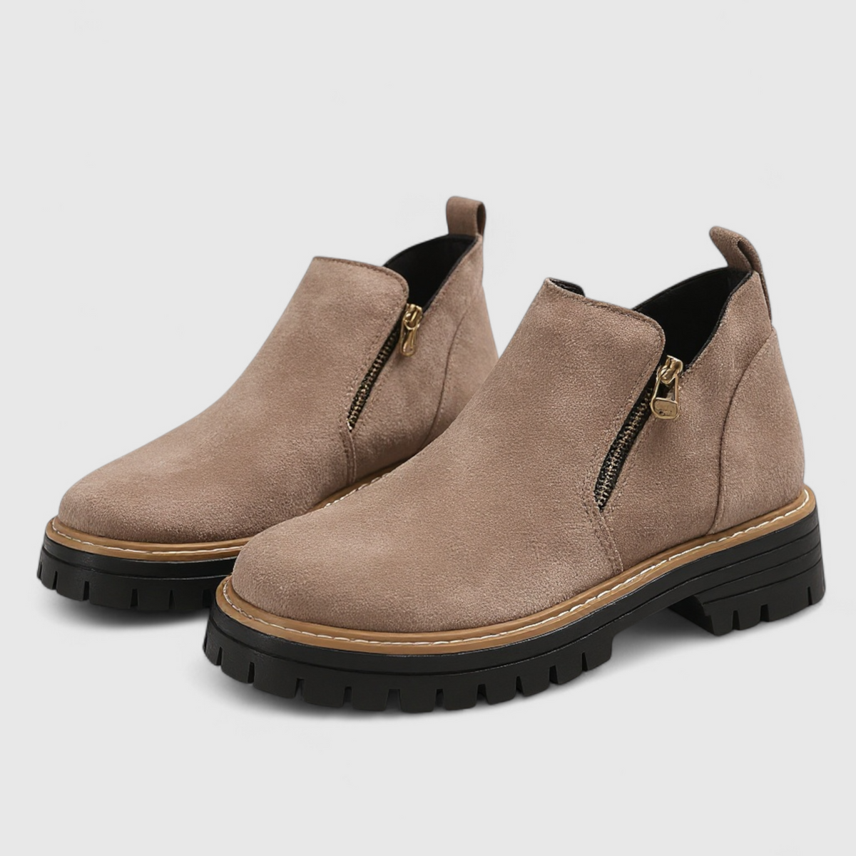 Summer | Women's Chunky Side-Zip Ankle Boots