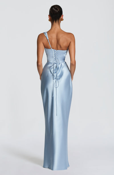 Gillian | Women's One Shoulder Satin Evening Dress