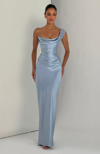 Gillian | Women's One Shoulder Satin Evening Dress
