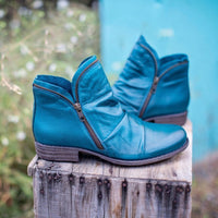 Anaya | Women's Low Heel Zip Ankle Boots