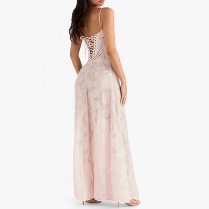 Violet | Women's Sheer Floral Maxi Dress