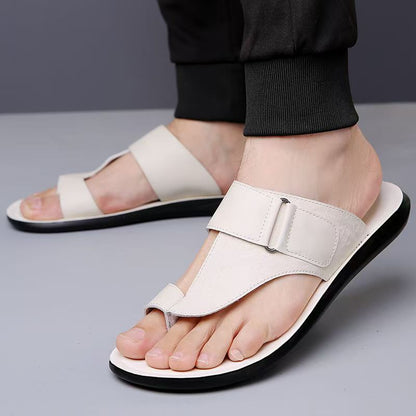 Harry | Men's Casual Leather Thong Sandal Shoes
