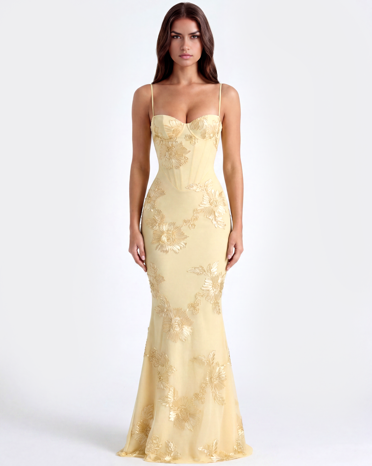 Wendy | Women's Embroided Formal Wedding Guest Dress