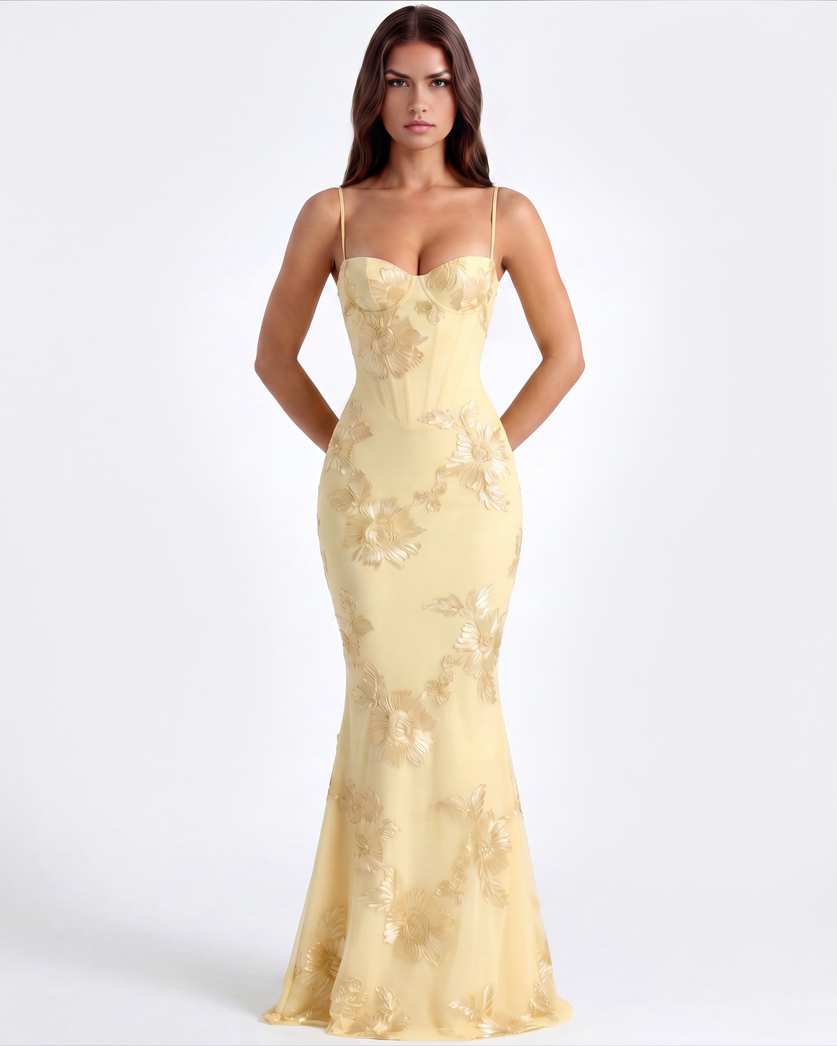 Wendy | Women's Embroided Formal Wedding Guest Dress