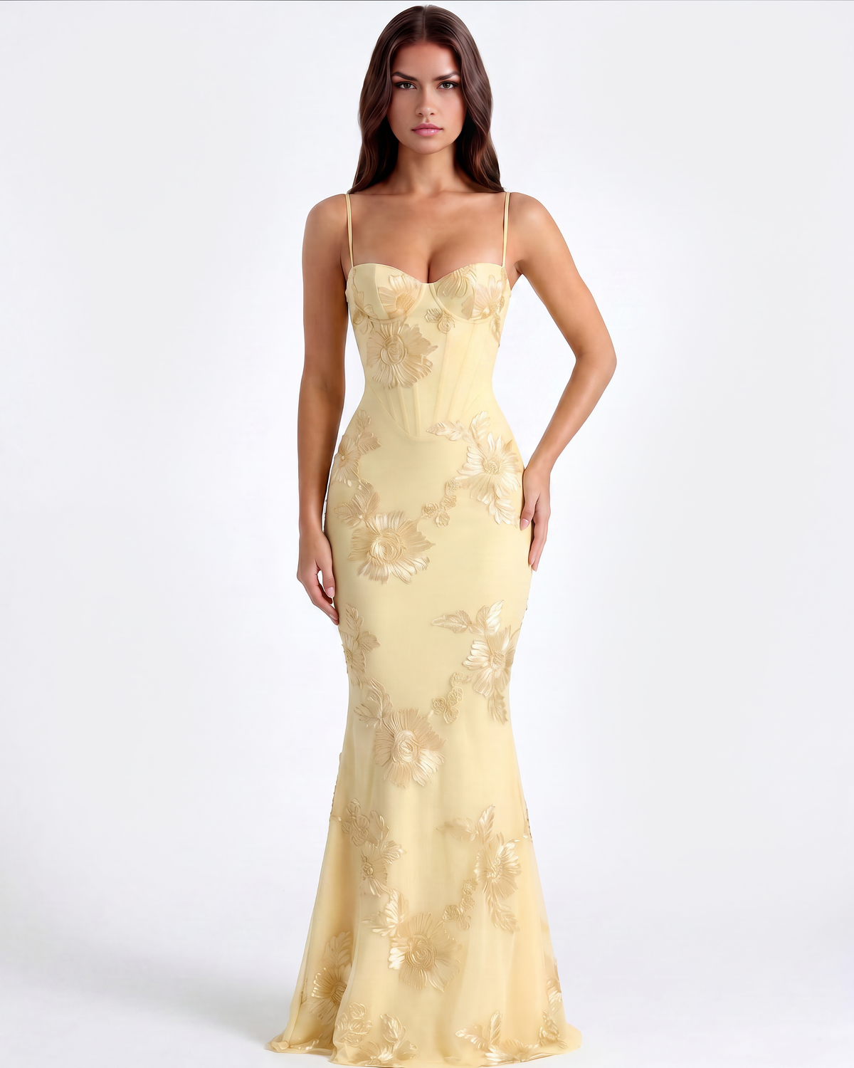 Wendy | Women's Embroided Formal Wedding Guest Dress