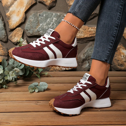 Zara | Women's Retro Lace-Up Athletic Shoes